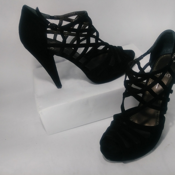 Linea paolo suede heels peep toe - Picture 14 of 16